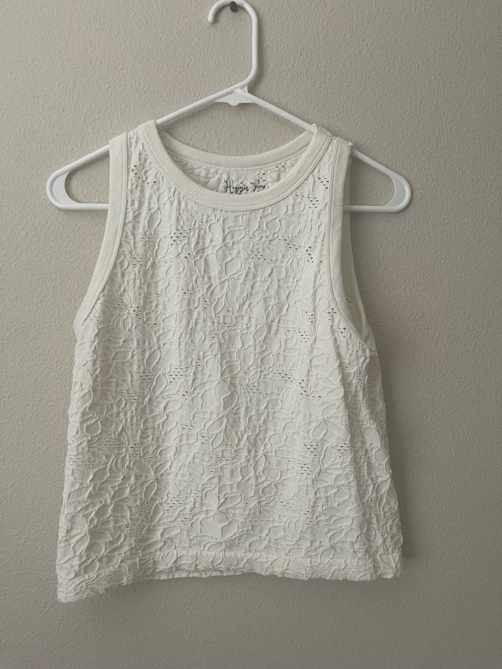 Hippie Rose Fitted Crop Tank